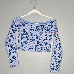 Zara Off the Shoulder Crop Top